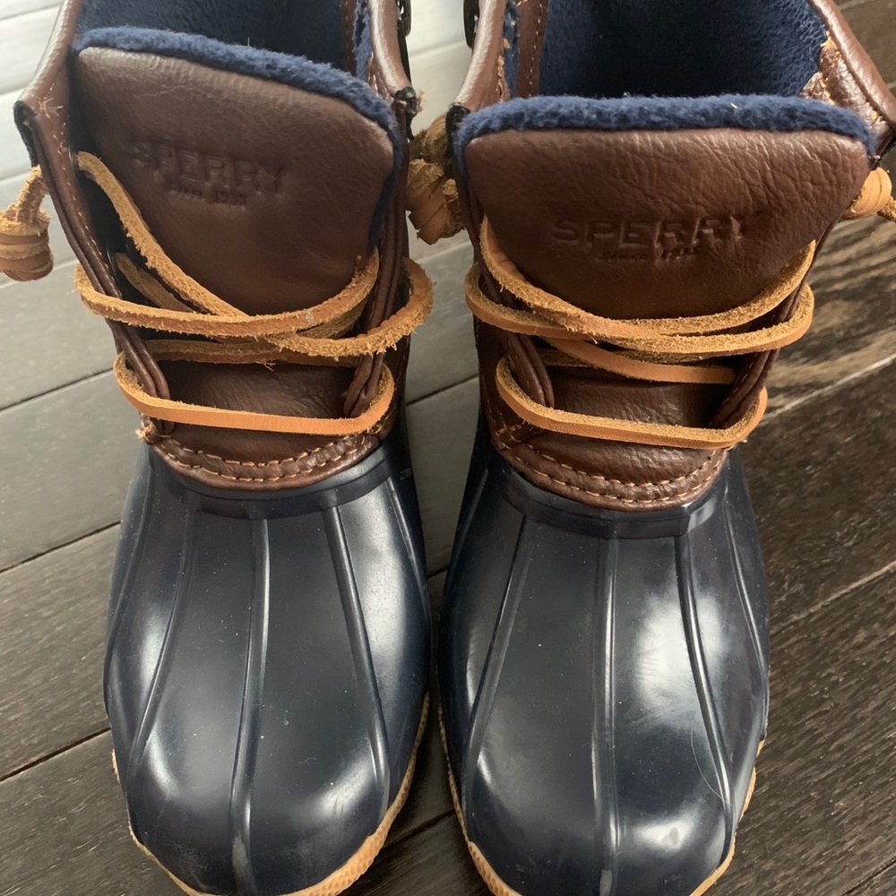 Girls Sperry Saltwater Duck Boots